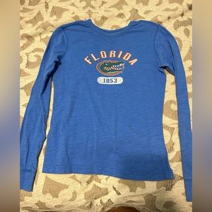 Colosseum Athletics Blue Long Sleeved Florida Gators logo t